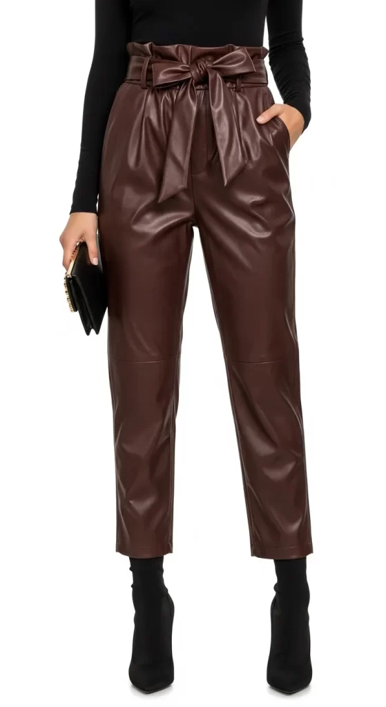 The Rich Cocoa Paperbag Trousers The Rich Cocoa Paperbag Trousers