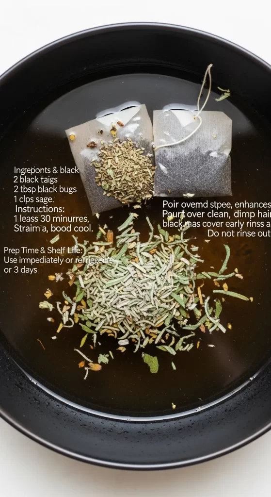 Darkening Sage & Tea Hair Rinse Darkening Sage & Tea Hair Rinse