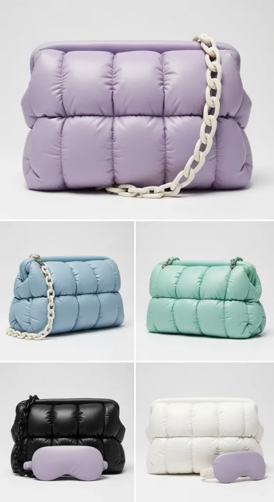 The Quilted Cushion Clutch
