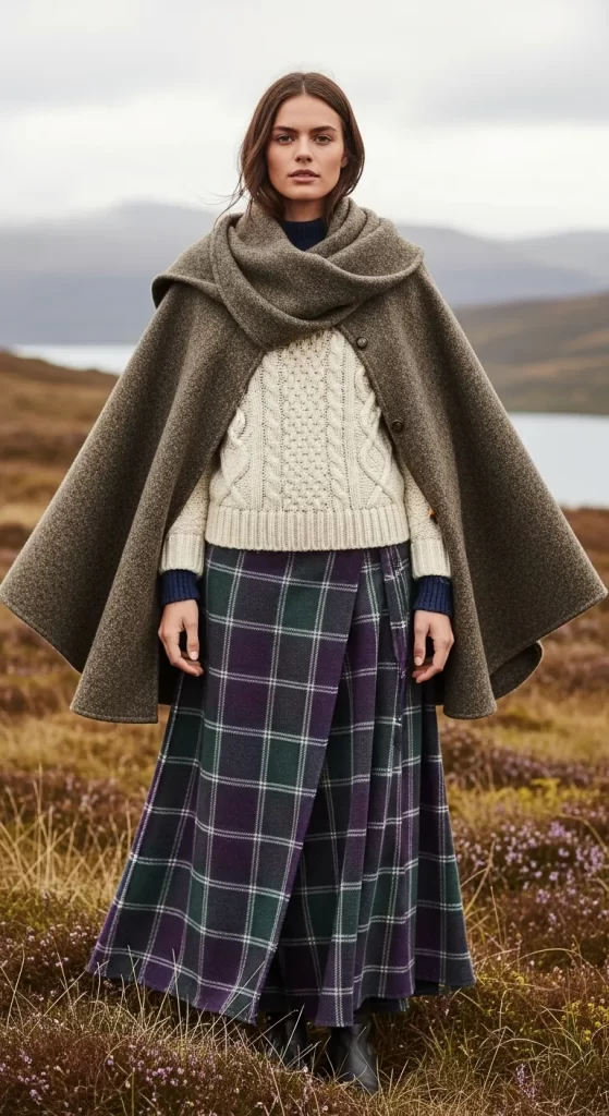 The Rustic Hooded Cape