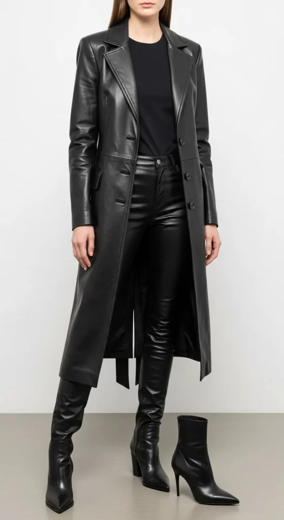 The Sleek Leather Statement Boot