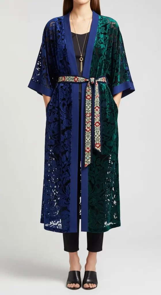 The Velvet Burnout Kimono