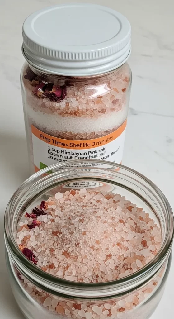 Calming Rose & Pink Salt Bath Soak Calming Rose & Pink Salt Bath Soak
