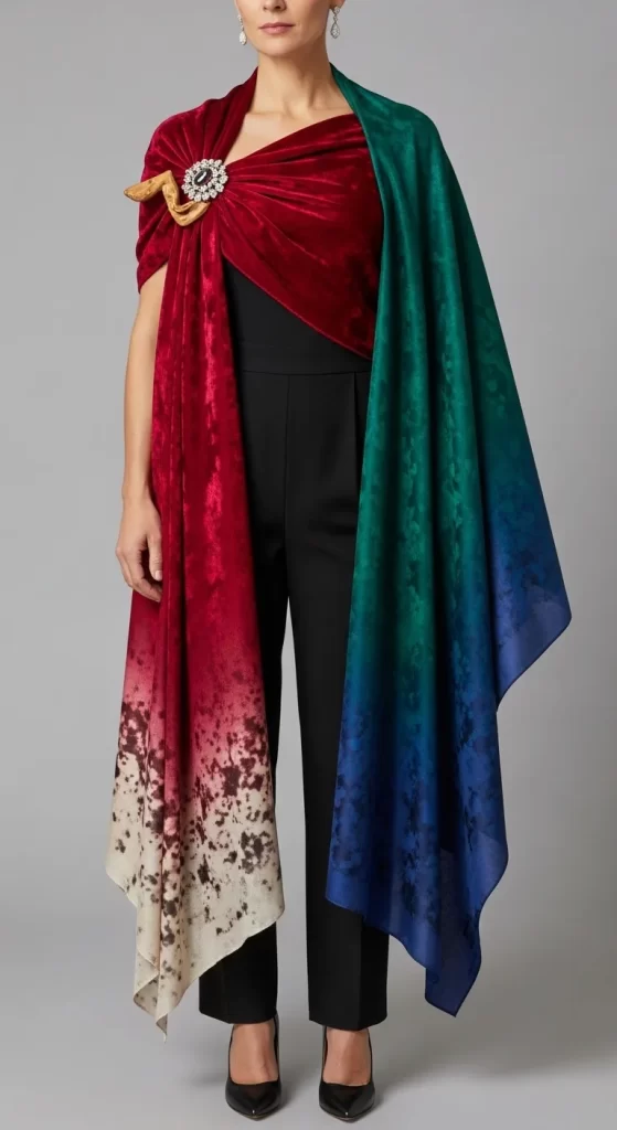 The Dual Tone Dramatic Drape The Dual Tone Dramatic Drape