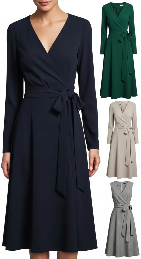 The Timeless Tie-Waist Wrap Dress