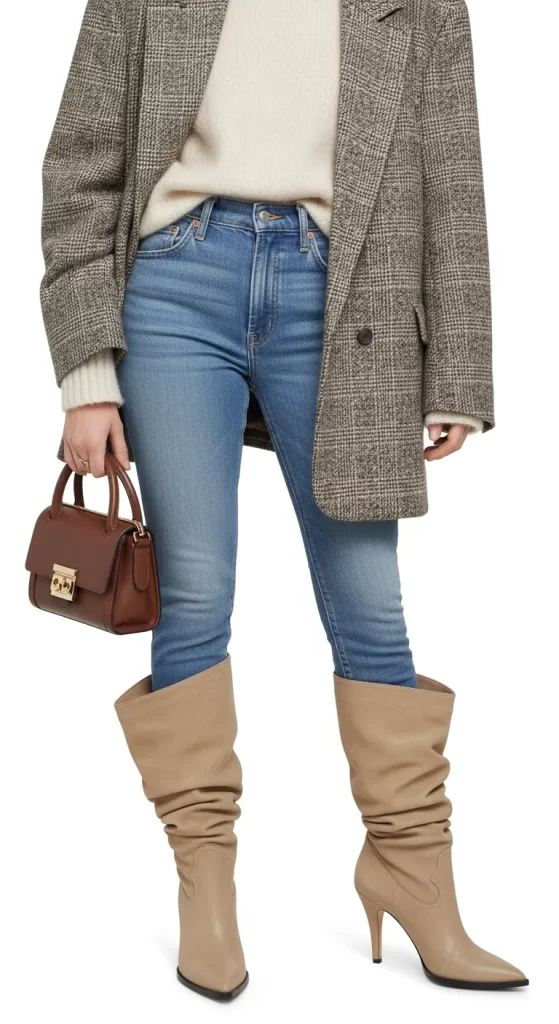 The Effortless Slouch Boot