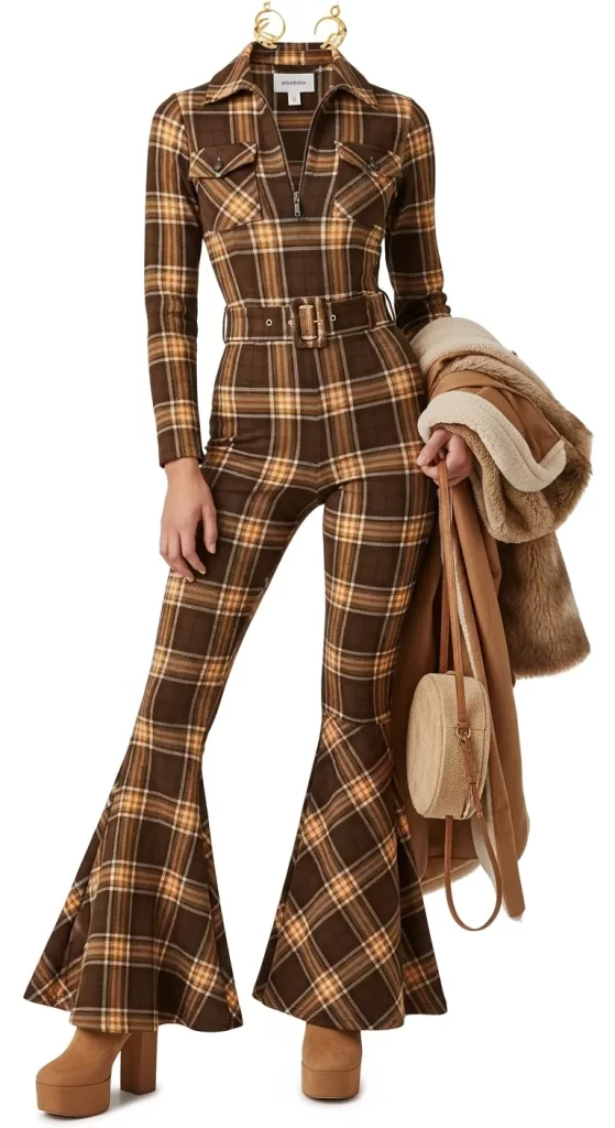 The Retro Plaid Jumpsuit The Retro Plaid Jumpsuit