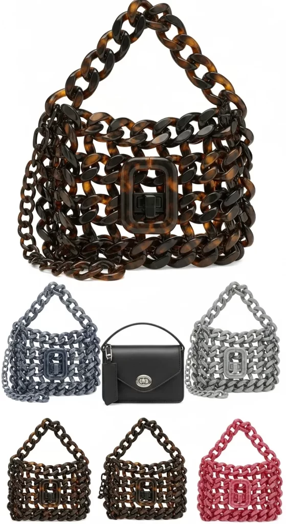 The Bold Tortoiseshell Chain Bag The Bold Tortoiseshell Chain Bag