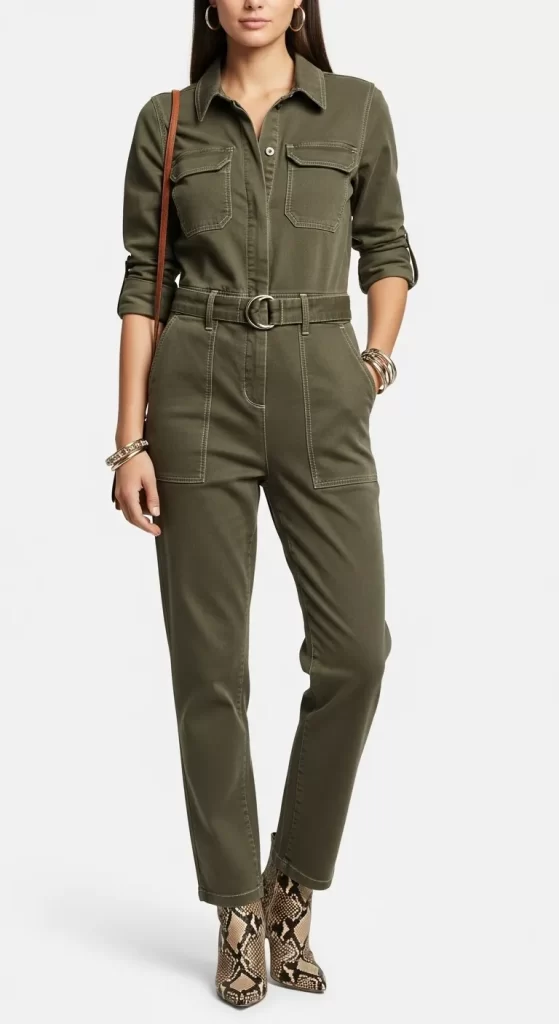 The Utilitarian Chic Jumpsuit