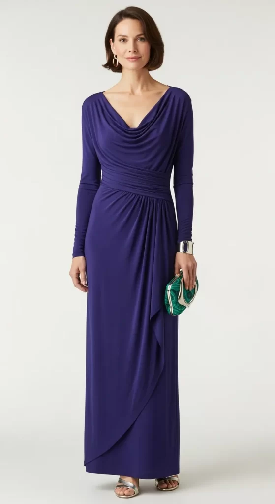 The Draped Jersey Gown