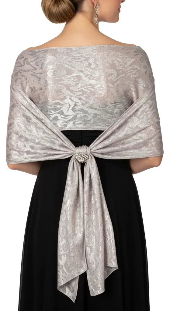 The Elegant Back-Knot Shawl The Elegant Back-Knot Shawl