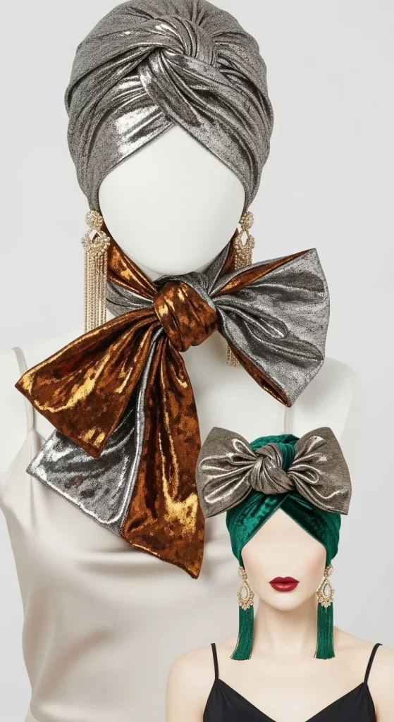 The Glamorous Metallic Bow The Glamorous Metallic Bow