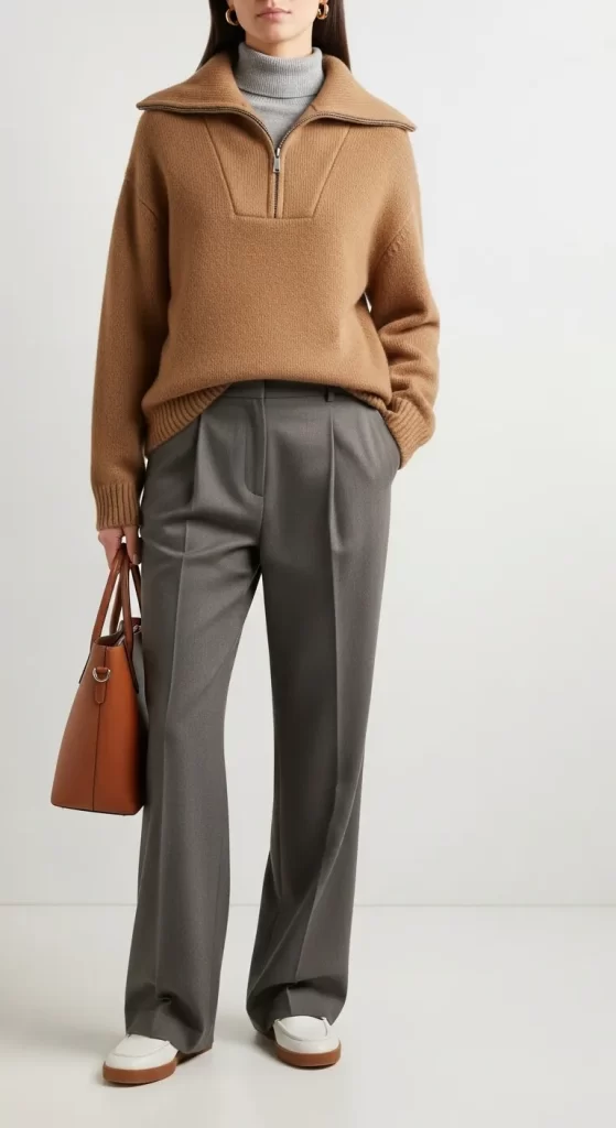 The Half-Zip Sweater & Trousers The Half-Zip Sweater & Trousers