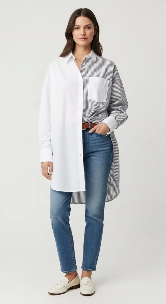 The Oversized Button-Down Shirt