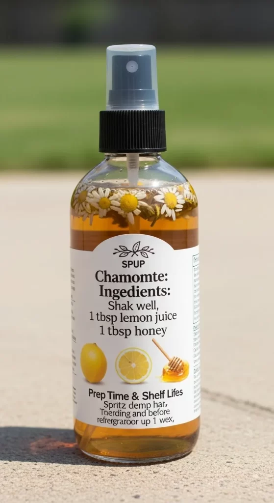 Sun-Kissed Chamomile Hair Spray Sun-Kissed Chamomile Hair Spray