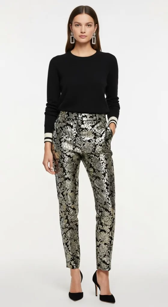 The Glamorous Brocade Trousers