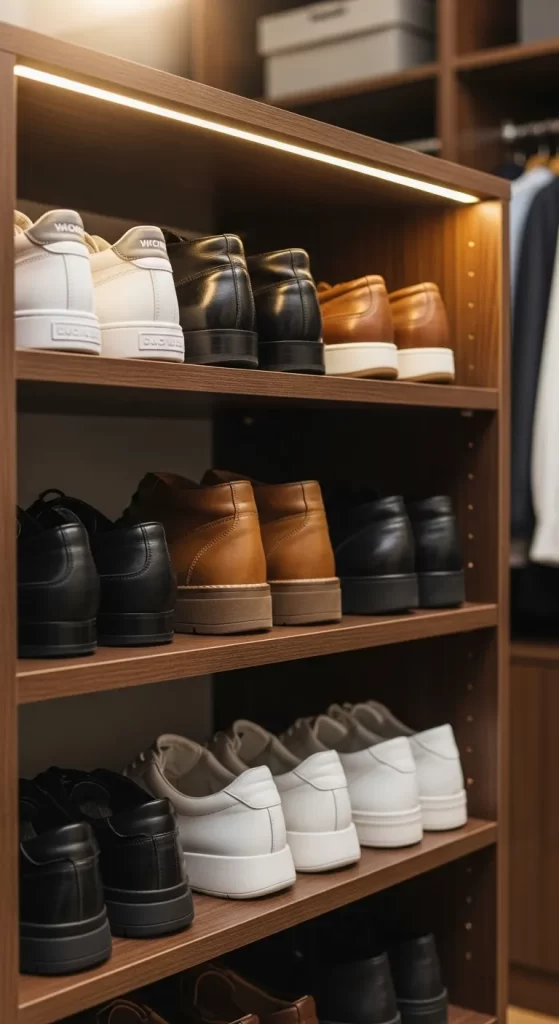 The Illuminated Shoe Shelf The Illuminated Shoe Shelf