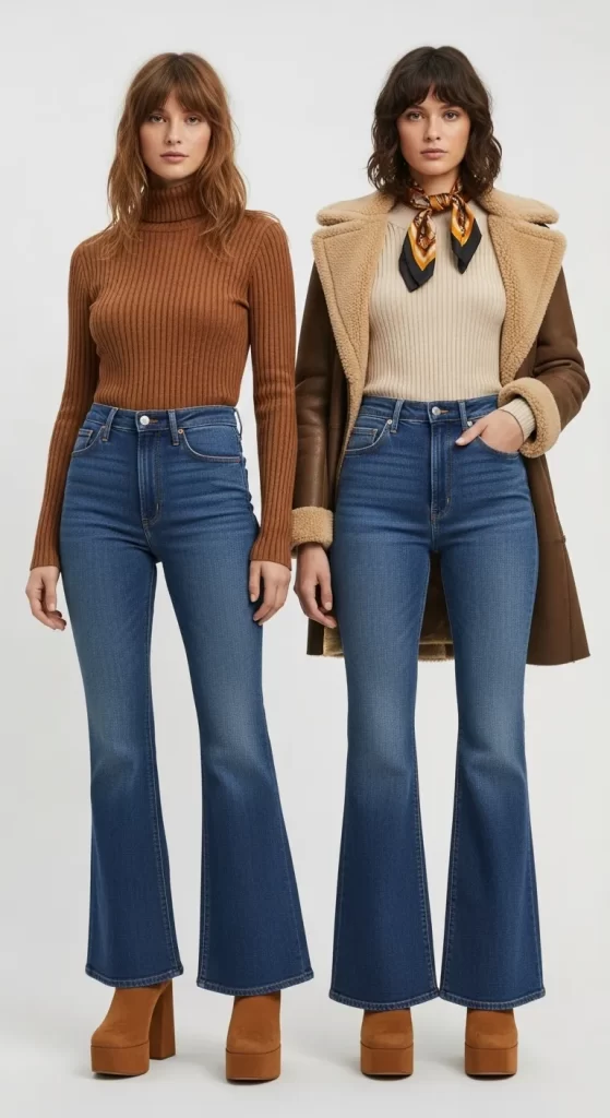 The Retro Flare Jean Boot