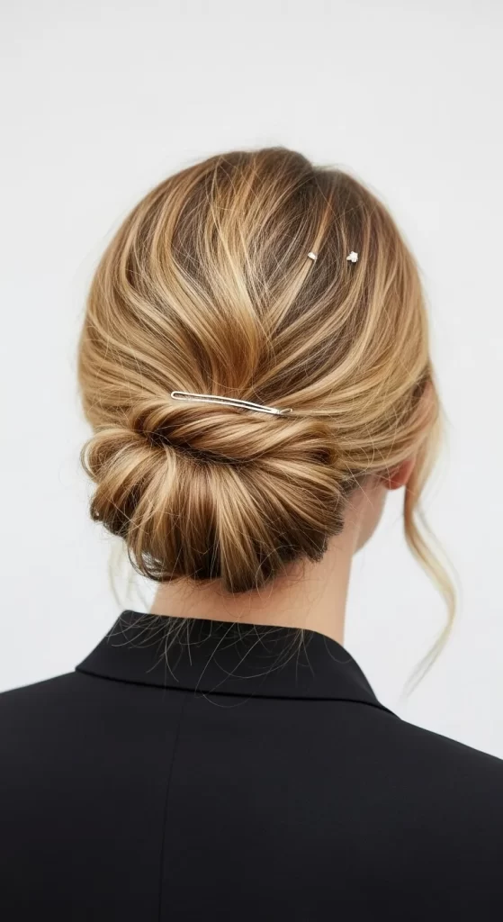 The Sleek Twisted Chignon The Sleek Twisted Chignon