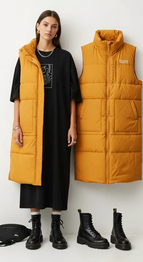 The Urban Puffer Vest Layering