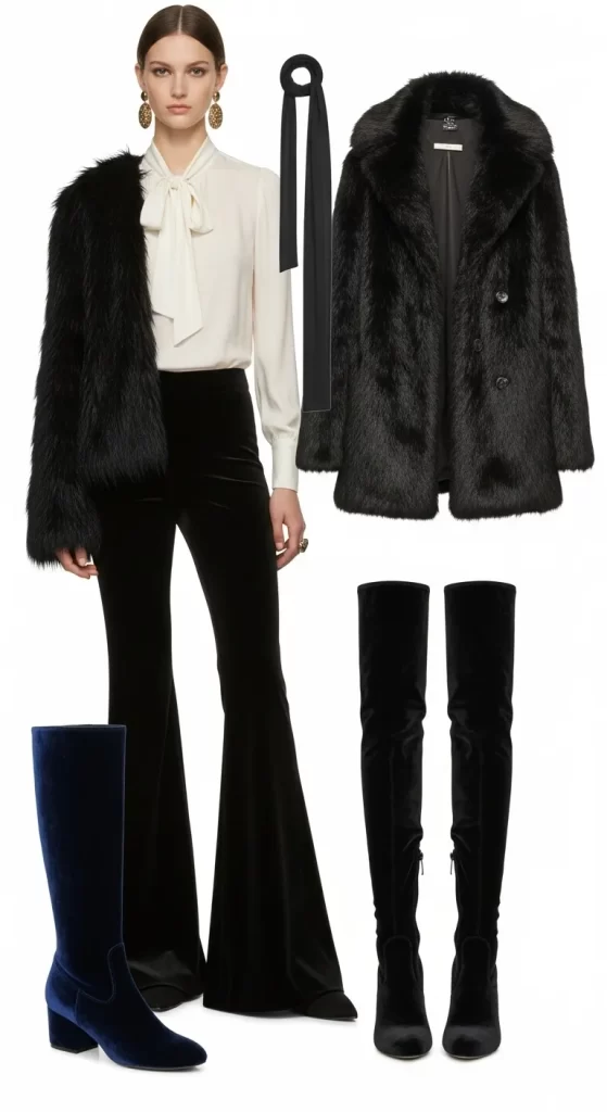  The Luxurious Velvet Boot