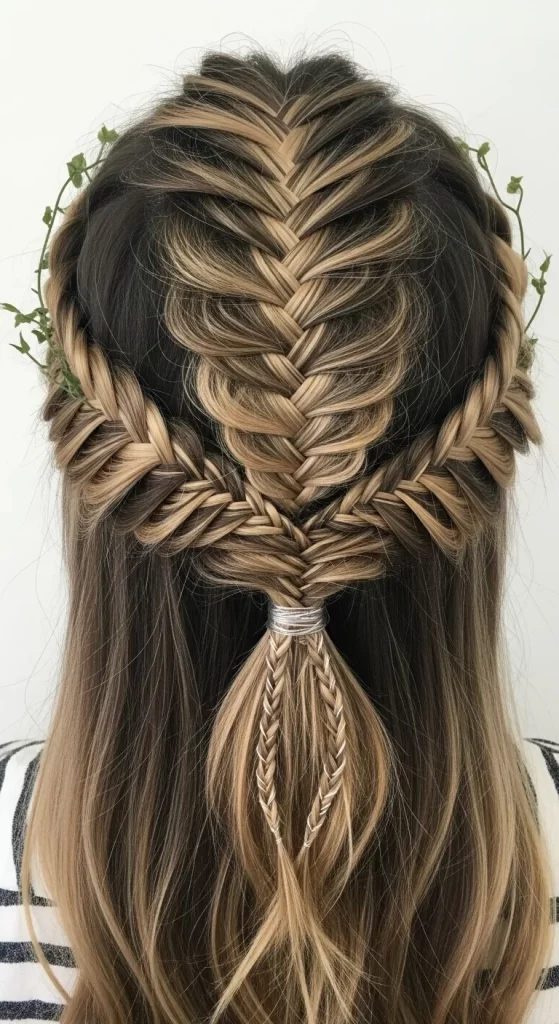 The Boho Fishtail Half-Up The Boho Fishtail Half-Up