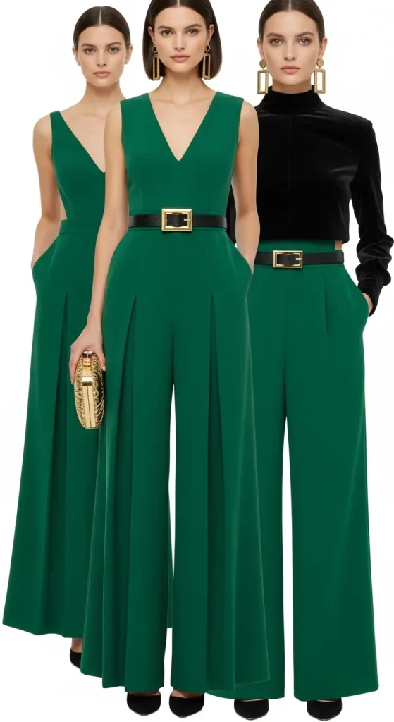 The Polished Emerald Jumpsuit The Polished Emerald Jumpsuit