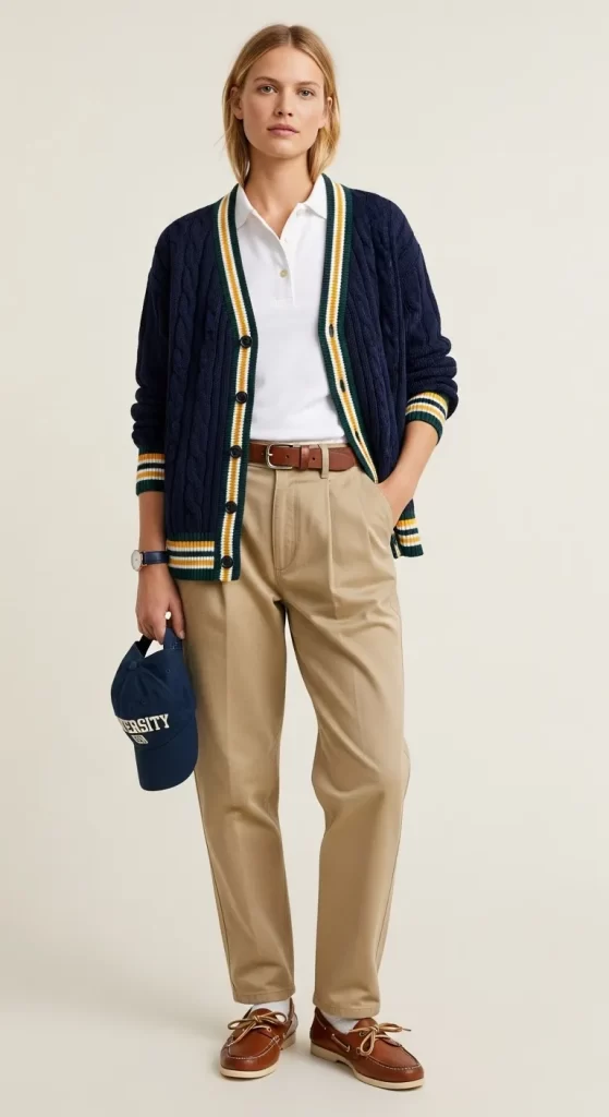 The Varsity Club Cardigan The Varsity Club Cardigan