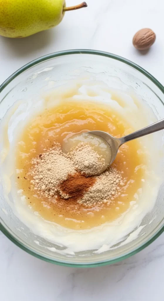 Spiced Pear & Yogurt Facial Spiced Pear & Yogurt Facial