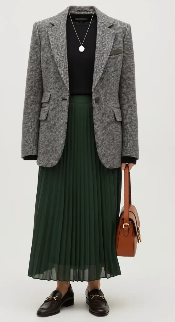 The Classic Herringbone Blazer