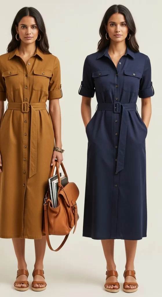 The Essential Safari Shirtdress