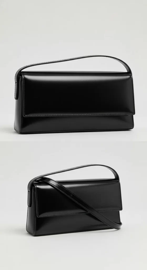 The Sleek Patent Shoulder Bag The Sleek Patent Shoulder Bag
