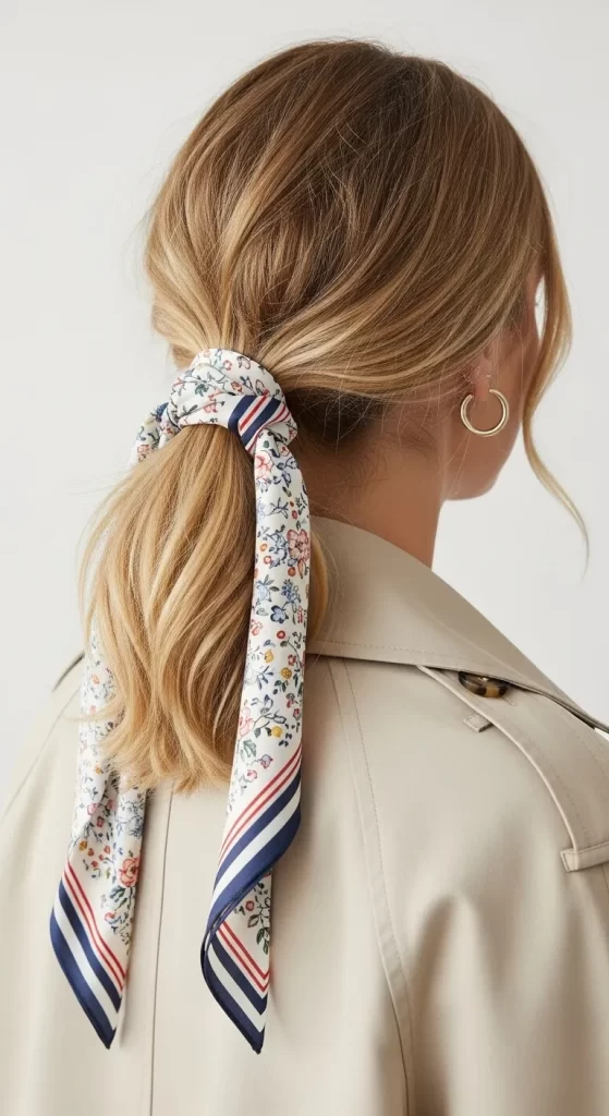 The Ponytail Pop of Color The Ponytail Pop of Color