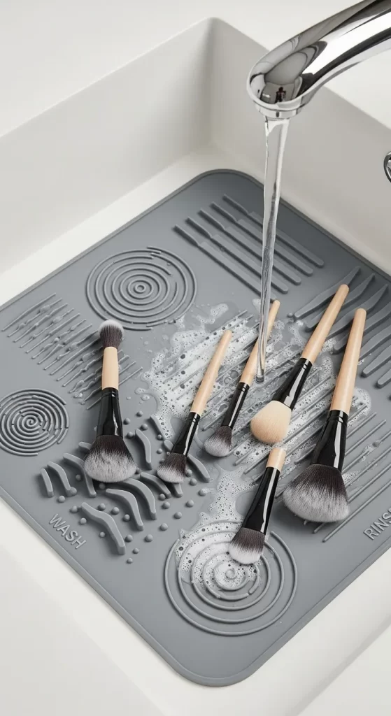 The Brush Cleansing Mat
