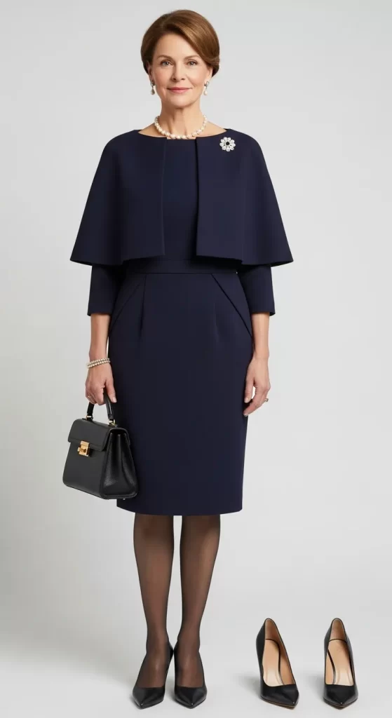 The Dignified Capelet Dress