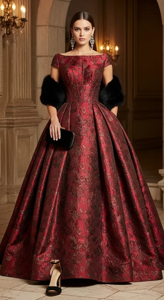The Opulent Brocade Ballgown The Opulent Brocade Ballgown