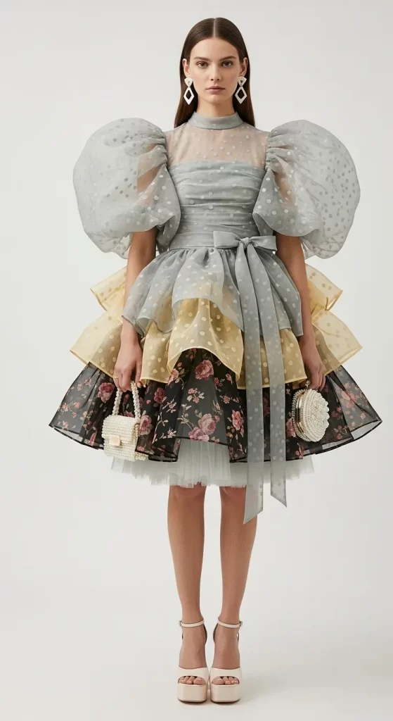 The Avant-Garde Tiered Dress The Avant-Garde Tiered Dress