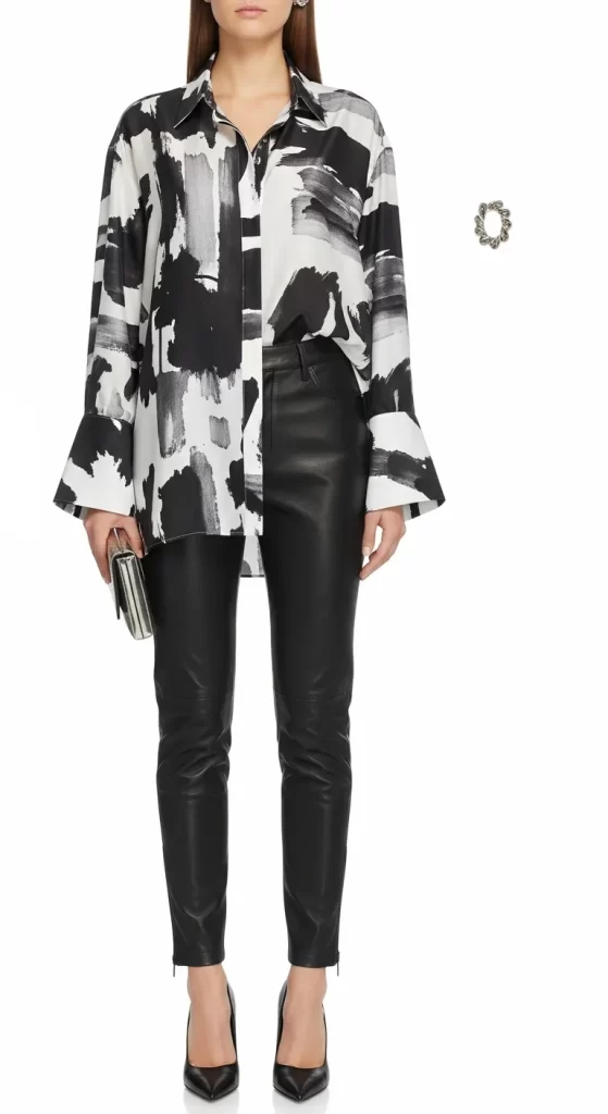 The Abstract Print Blouse