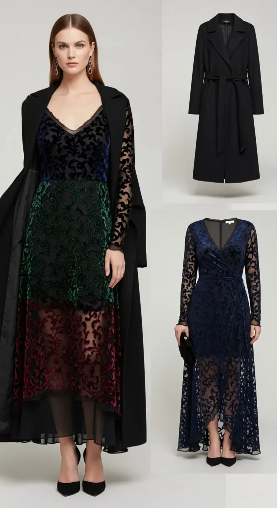 The Moody Velvet Burnout Gown The Moody Velvet Burnout Gown