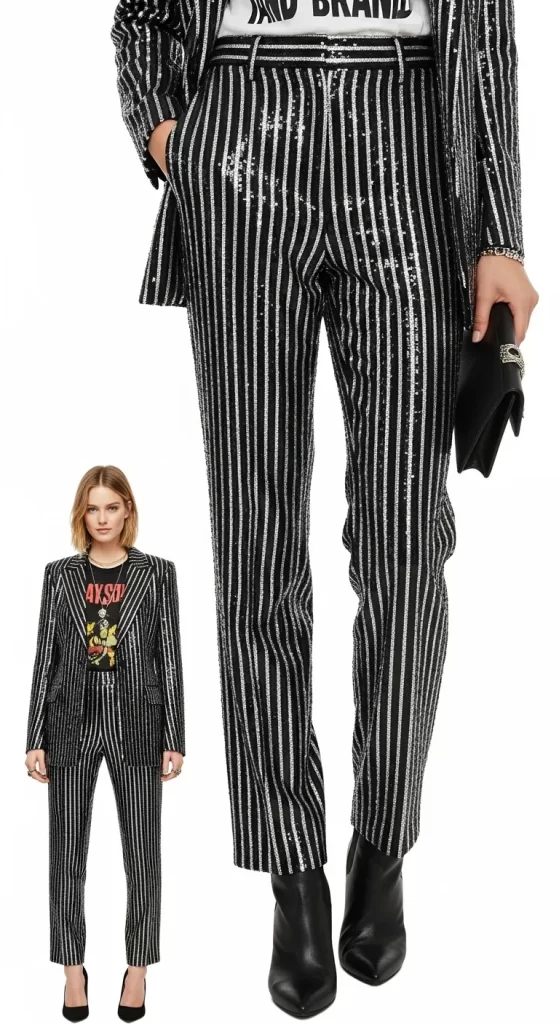 The Rockstar Sequin Pinstripe Suit The Rockstar Sequin Pinstripe Suit