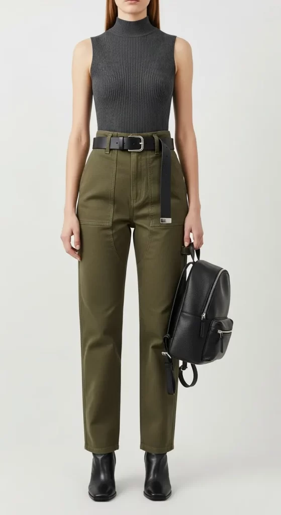 The Utilitarian Chic Look