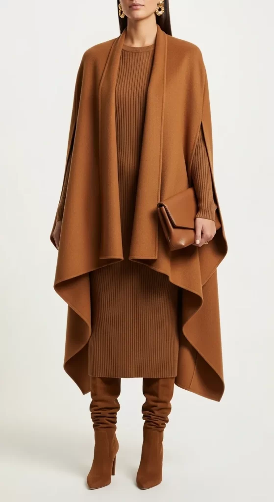 The Elegant Monochrome Cape