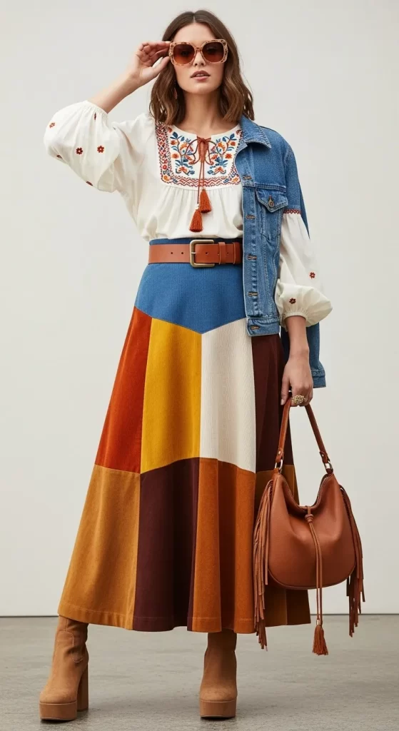 The Bohemian Patchwork Corduroy The Bohemian Patchwork Corduroy