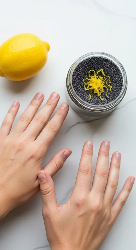 Lemon & Poppy Seed Hand Scrub Lemon & Poppy Seed Hand Scrub