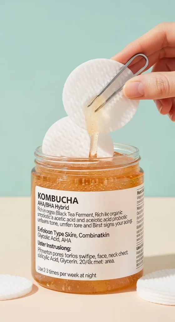 Kombucha AHA/BHA Power Pads