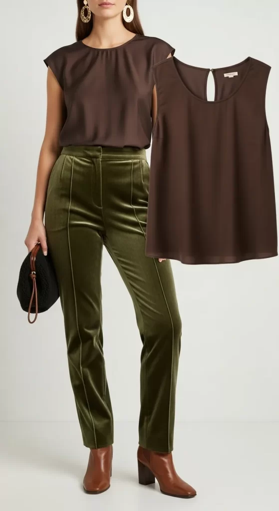 The Jewel-Toned Velvet Trousers