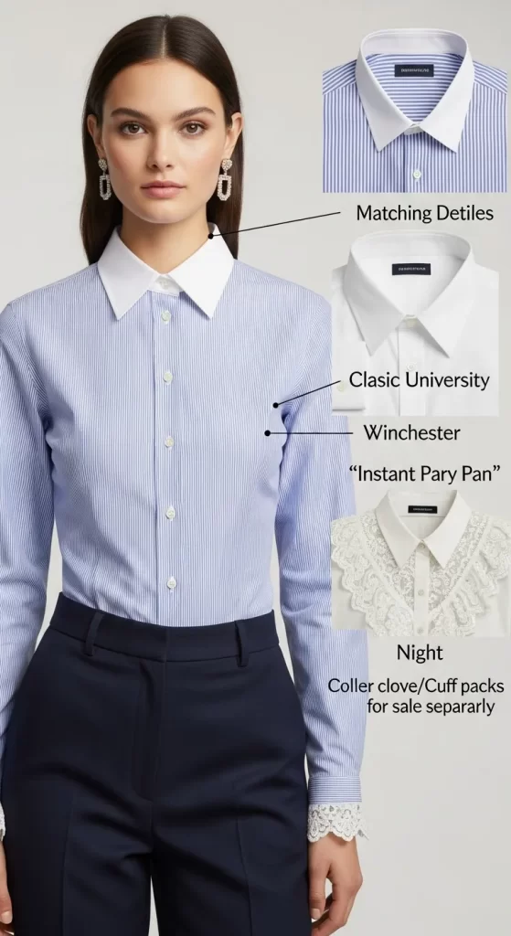 The Convertible Collar Blouse