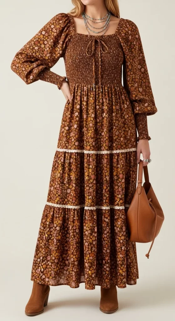 The Autumnal Boho Maxi
