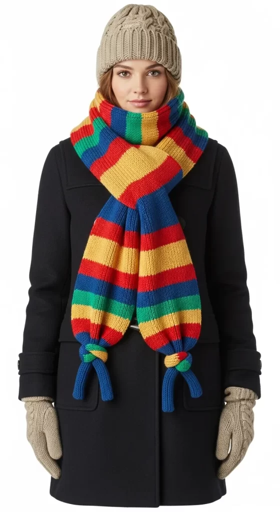 The Rainbow Ribbed Wrap The Rainbow Ribbed Wrap