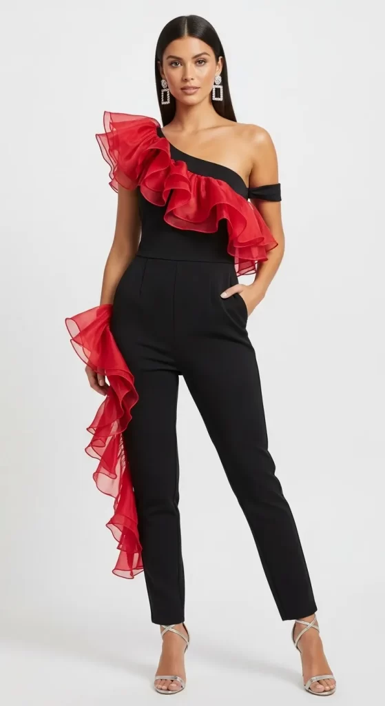 The Dramatic Ruffle Jumpsuit The Dramatic Ruffle Jumpsuit